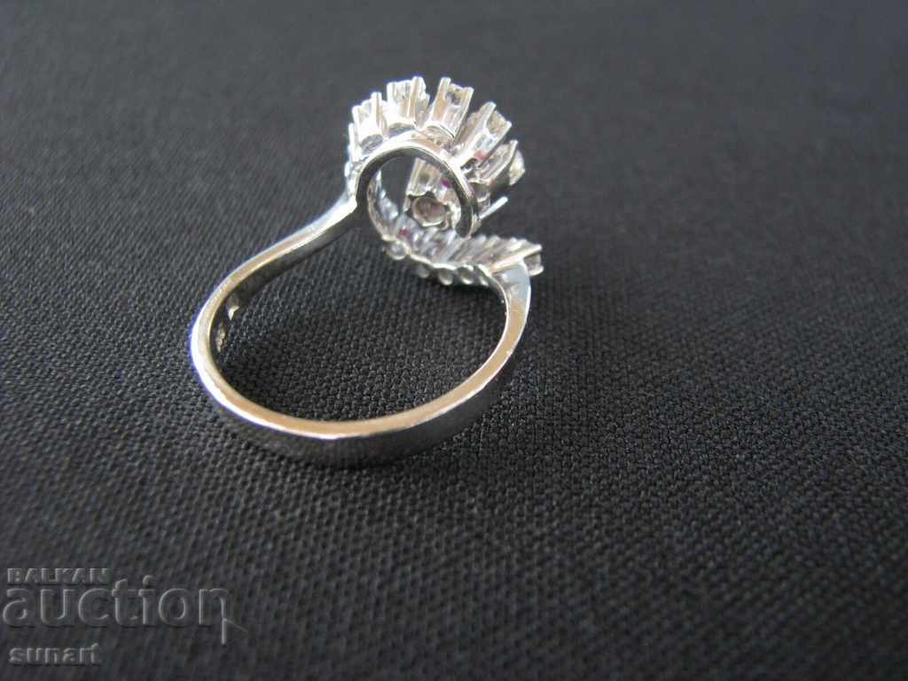 Delivery of RING WITH DIAMONDS 0.70 K VS COLOR F-G RUBY 0.30 K SI Delivery of RING WITH DIAMONDS 0.70 K VS COLOR F-G RUBY 0.30 K SI