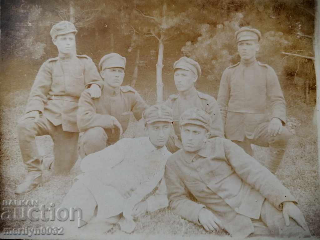 Στρατιωτική φωτογραφική φωτογραφία πορτρέτο WW1 και WWI