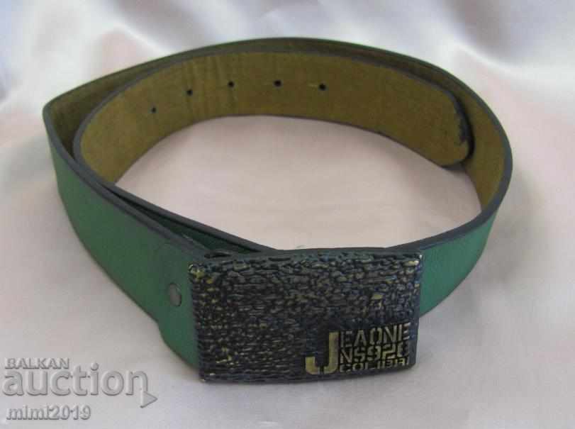 Livrarea Anii '60 Hippie Era COLIBRA Curea din piele Rare