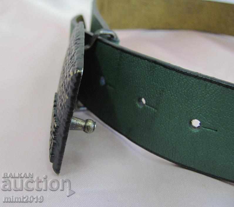 Anii '60 Hippie Era COLIBRA Curea din piele Rare - 5