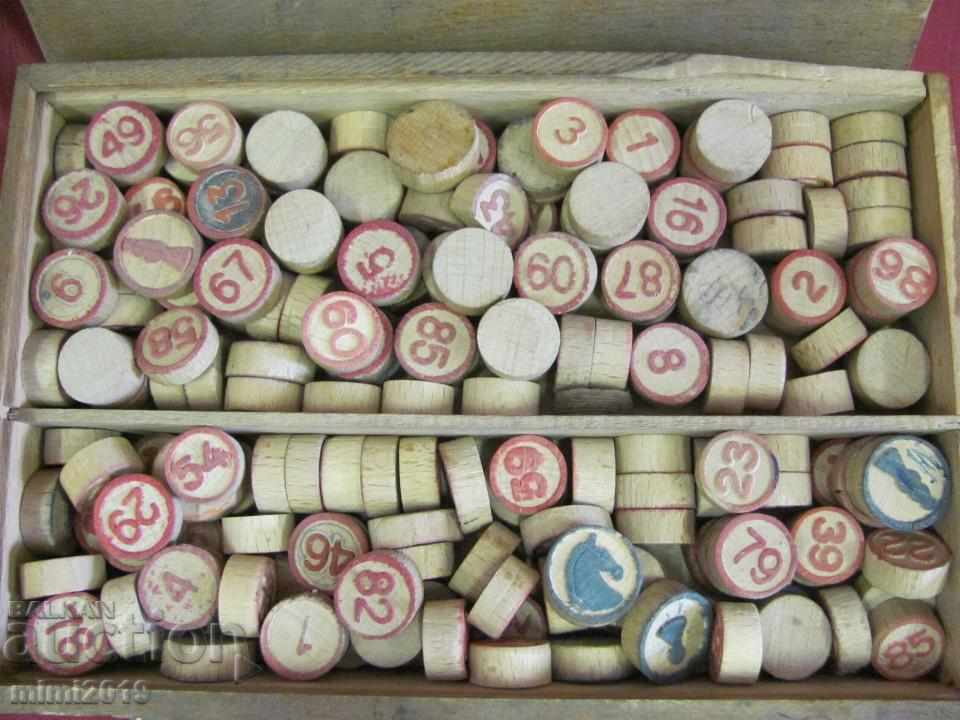 Delivery of 30s Wooden Box with LOTTO DAME Game