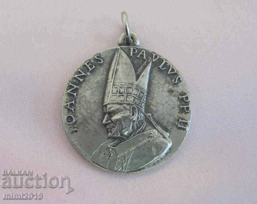 Delivery of Vatican Star Medal John Paul 2nd