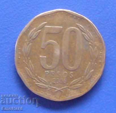Чили 50 песо 2006