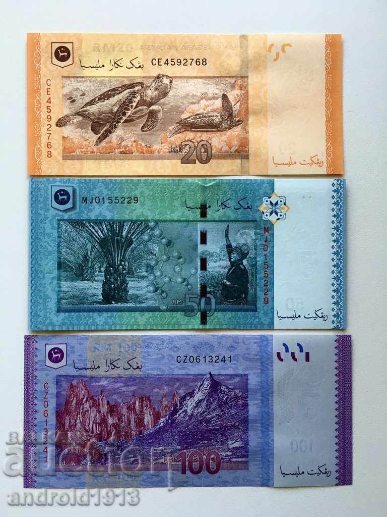 ΜΑΛΑΙΣΙΑ - 6 τραπεζογραμμάτια (1,5,10,20,50,100) πλήρες νέο σετ, UNC - 6 ΜΑΛΑΙΣΙΑ - 6 τραπεζογραμμάτια (1,5,10,20,50,100) πλήρες νέο σετ, UNC - 6