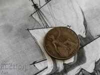 Monedă - Marea Britanie - 1 bănuț | 1917.