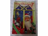 3D STEREO BLINKING SANTA CHRISTMAS NEW YEAR 1975 P.K.