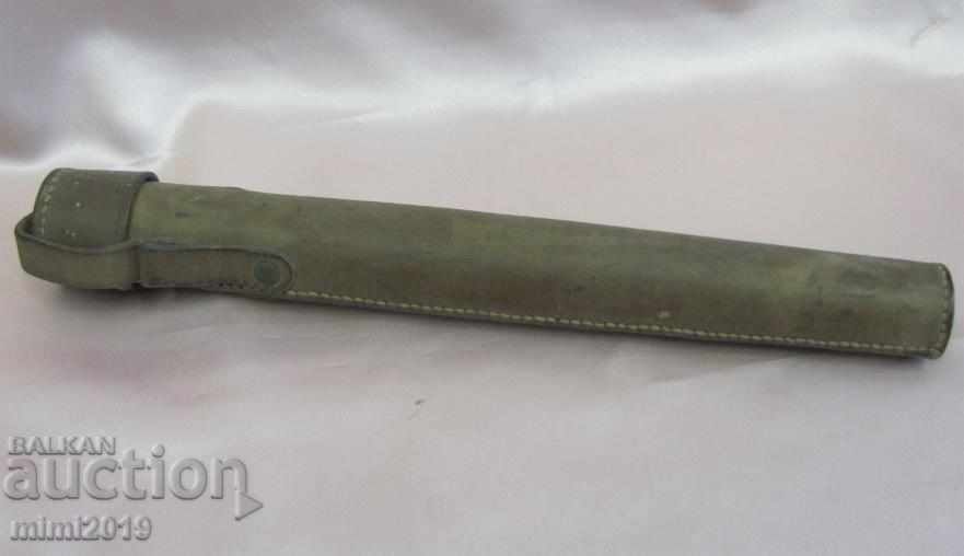 WWII Leather Flute Case Germany STOCHCO - 5 WWII Leather Flute Case Germany STOCHCO - 5