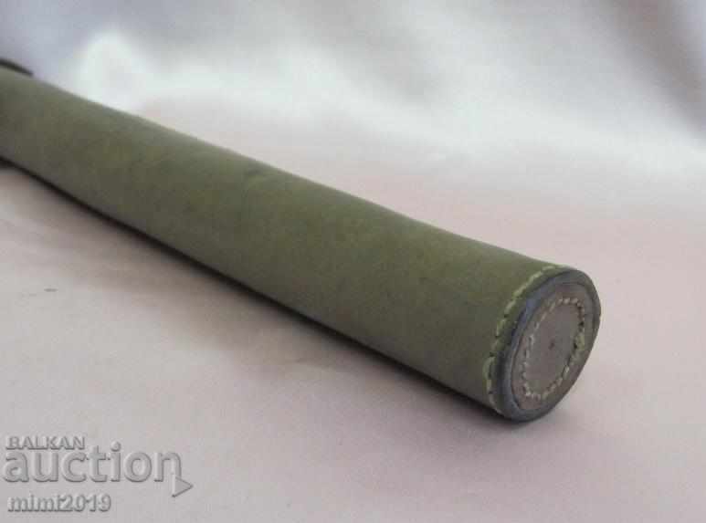 WWII Leather Flute Case Germany STOCHCO - 7 WWII Leather Flute Case Germany STOCHCO - 7