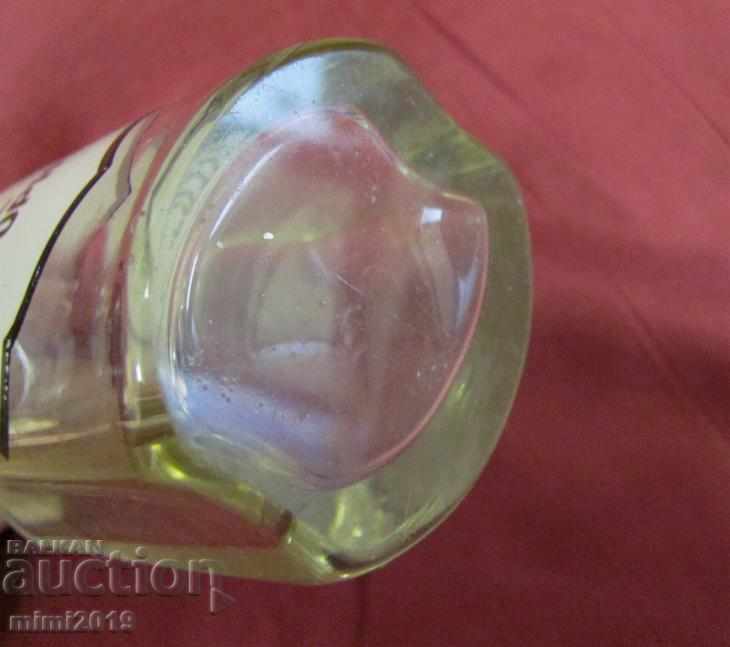 19th Century Pharmaceutical Crystal Bottle OL.CARYOPHYLL - 6 19th Century Pharmaceutical Crystal Bottle OL.CARYOPHYLL - 6