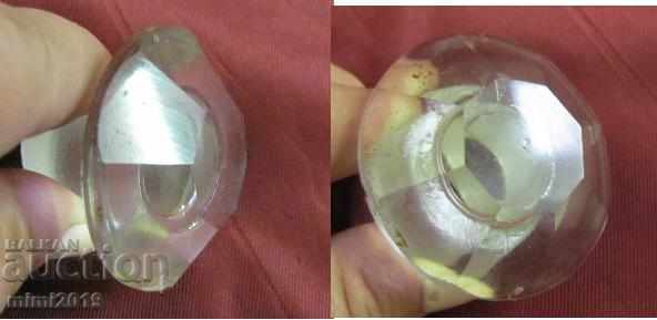 19th Century Pharmaceutical Crystal Bottle OL.CARYOPHYLL - 7 19th Century Pharmaceutical Crystal Bottle OL.CARYOPHYLL - 7