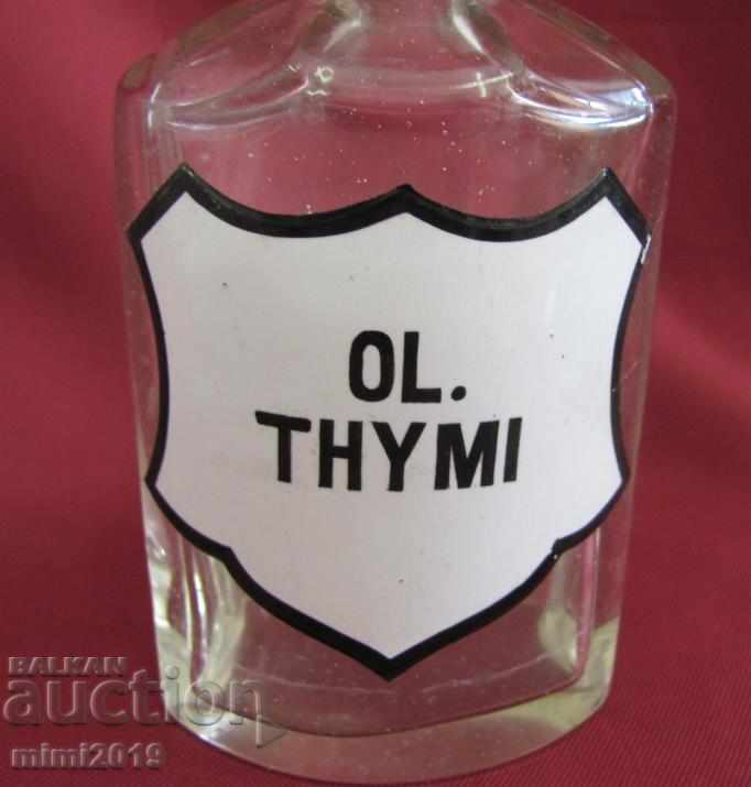 19th Century Pharmaceutical Crystal Bottle OL.THYMI with price 35.00 BGN | € 17.90 19th Century Pharmaceutical Crystal Bottle OL.THYMI with price 35.00 BGN | € 17.90