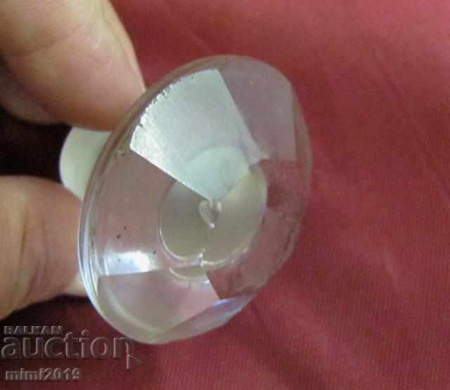 19th Century Pharmaceutical Crystal Bottle OL.THYMI - 7 19th Century Pharmaceutical Crystal Bottle OL.THYMI - 7