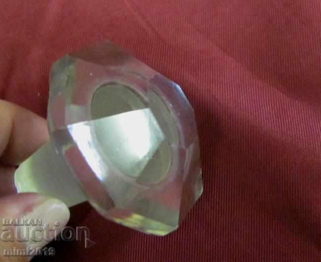 19th Century Pharmaceutical Crystal Bottle LIQ FERR SESQUICHL - 5 19th Century Pharmaceutical Crystal Bottle LIQ FERR SESQUICHL - 5