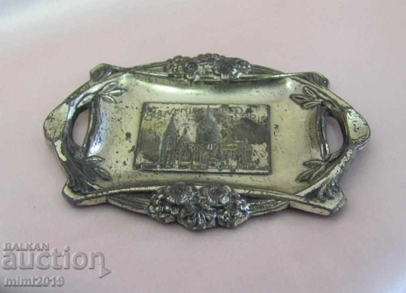 1900s Art Nouveau Secession Ashtray Souvenir Paris rare - 5 1900s Art Nouveau Secession Ashtray Souvenir Paris rare - 5
