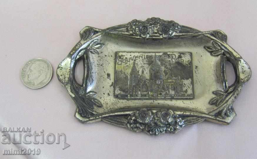 1900s Art Nouveau Secession Ashtray Souvenir Paris rare - 7 1900s Art Nouveau Secession Ashtray Souvenir Paris rare - 7