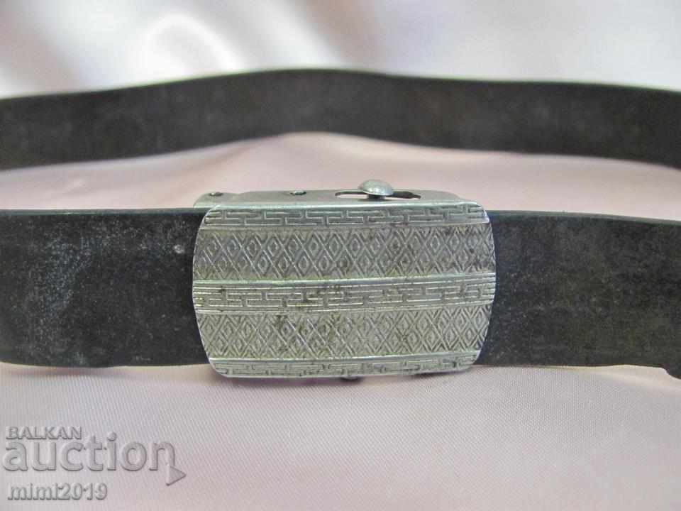 World War II Soldiers Leather Belt Germany - 5 World War II Soldiers Leather Belt Germany - 5