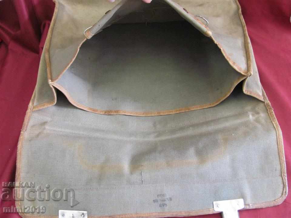 WWII Canvas Officer Bag Germany - 5 WWII Canvas Officer Bag Germany - 5