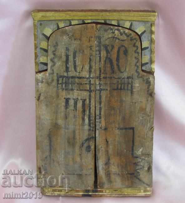 Very Old Home Icon Triptych hand painted with price 680.00 BGN | € 347.68