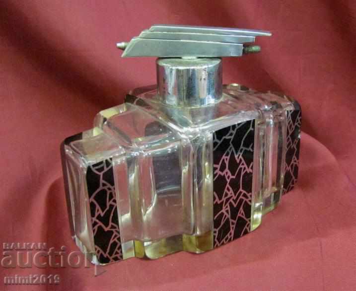 Art Deco Big Crystal Bottle for Perfume - 5 Art Deco Big Crystal Bottle for Perfume - 5