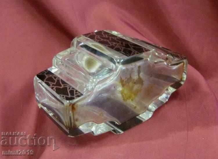 Art Deco Big Crystal Bottle for Perfume - 6 Art Deco Big Crystal Bottle for Perfume - 6