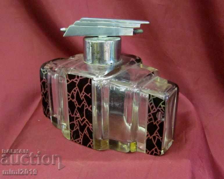 Art Deco Big Crystal Bottle for Perfume