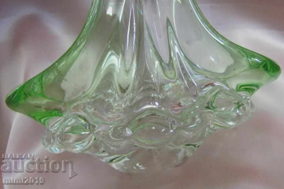 Auction Old Crystal Glass Cup, Fruity Czechoslovakia Auction Old Crystal Glass Cup, Fruity Czechoslovakia