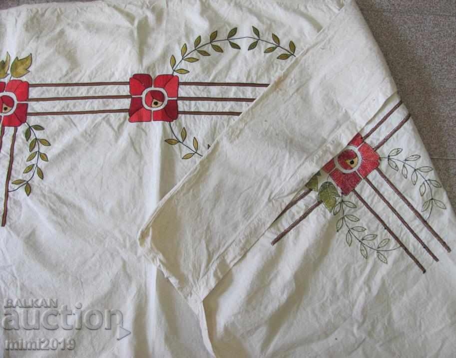 Art Deco Hand Embroidery Furniture Cover - 6 Art Deco Hand Embroidery Furniture Cover - 6