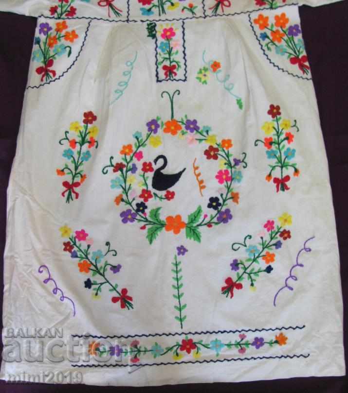 Delivery of 19th Century Folk Art Hand Sewn Women's Shirt