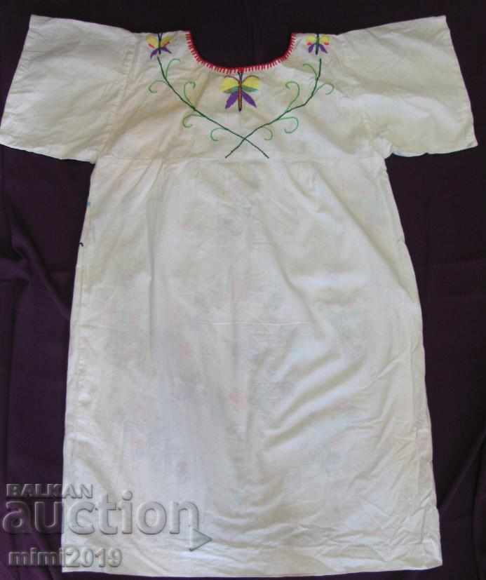 19th Century Folk Art Hand Sewn Women's Shirt - 6