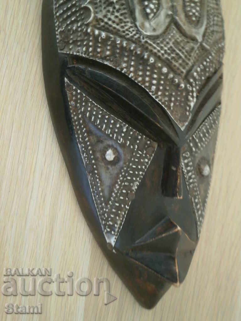 African copper inlay mask-medium-12 - 7 African copper inlay mask-medium-12 - 7