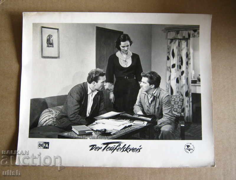 DEFA - Der Teufelskreis 1956 Lobby Film Carte poștală fotografie