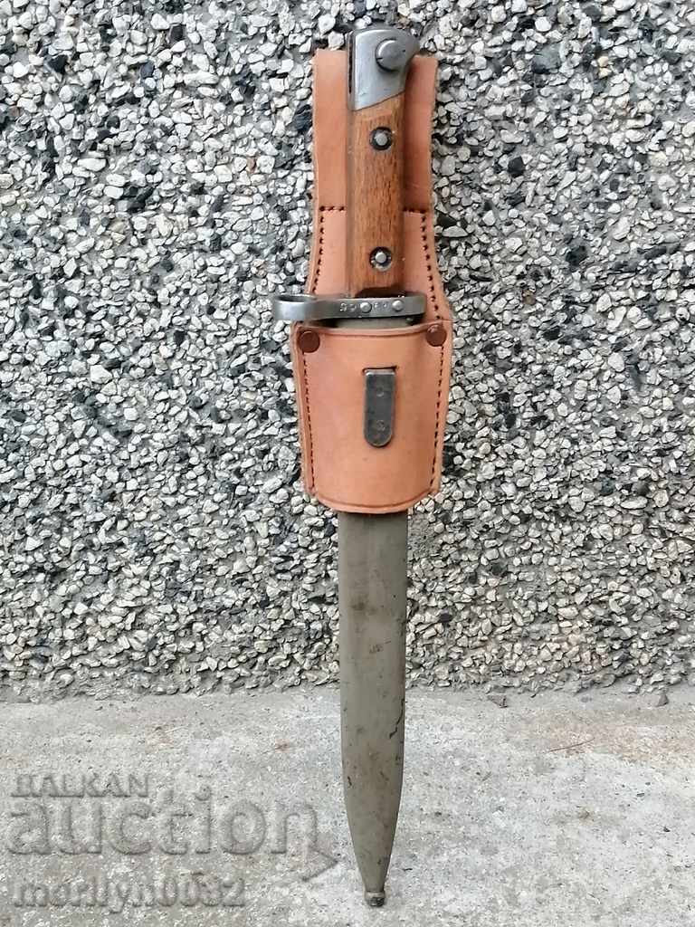 Licitație Rar baionetă bulgară AVRAMOV Gabrovo pușcă cuțit M-95