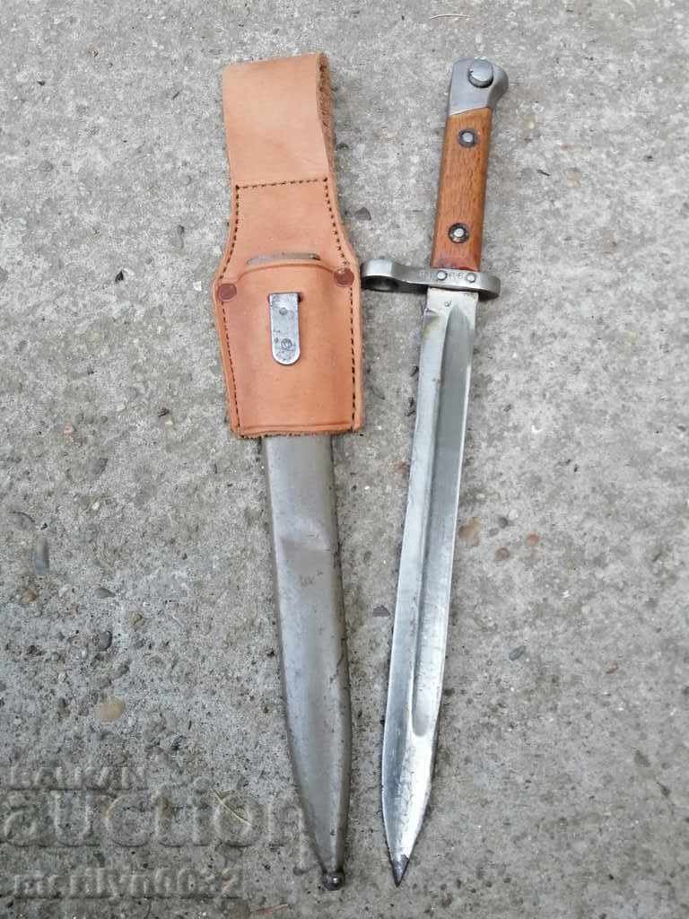 Rar baionetă bulgară AVRAMOV Gabrovo pușcă cuțit M-95 - 5