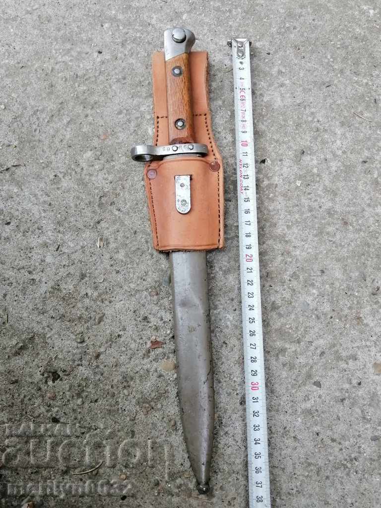 Rar baionetă bulgară AVRAMOV Gabrovo pușcă cuțit M-95 - 6