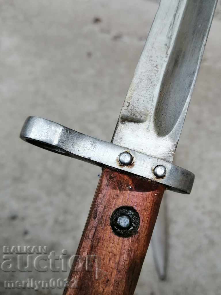 Rar baionetă bulgară AVRAMOV Gabrovo pușcă cuțit M-95 - 7
