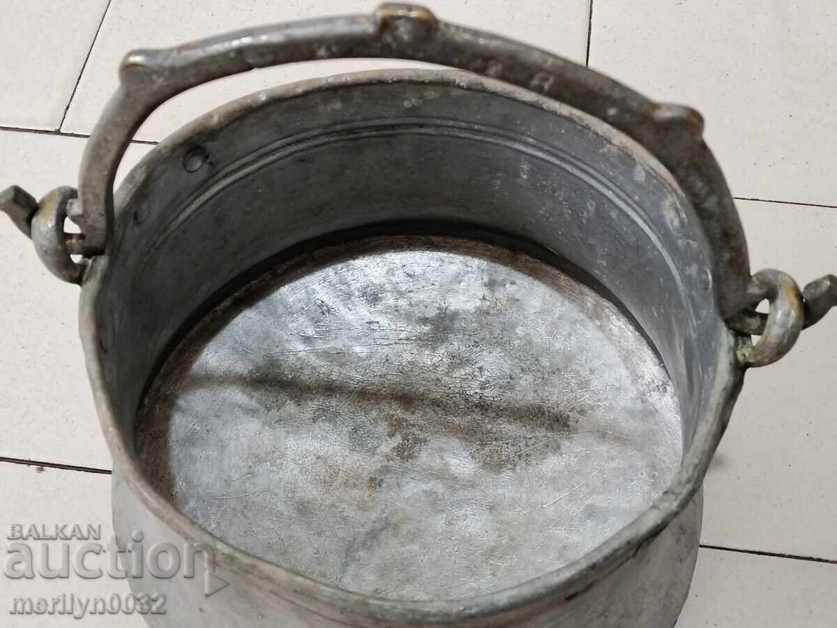 Old copper cauldron, cauldron, copper, copper with price 95.00 BGN | € 48.57