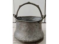 Παλιό χάλκινο καζάνι, καζάνι, χάλκινο, χάλκινο