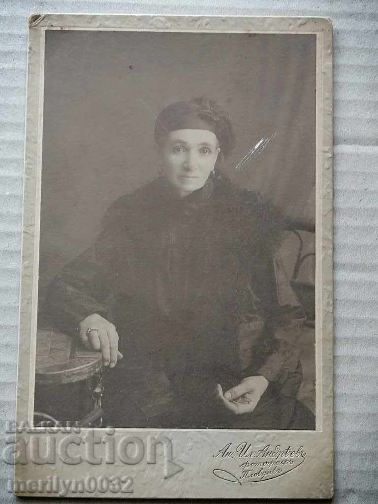 Fotografie foto din carton Plovdiv în secolul XX