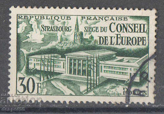 1952. Franța. Strasbourg - Consiliul Europei.