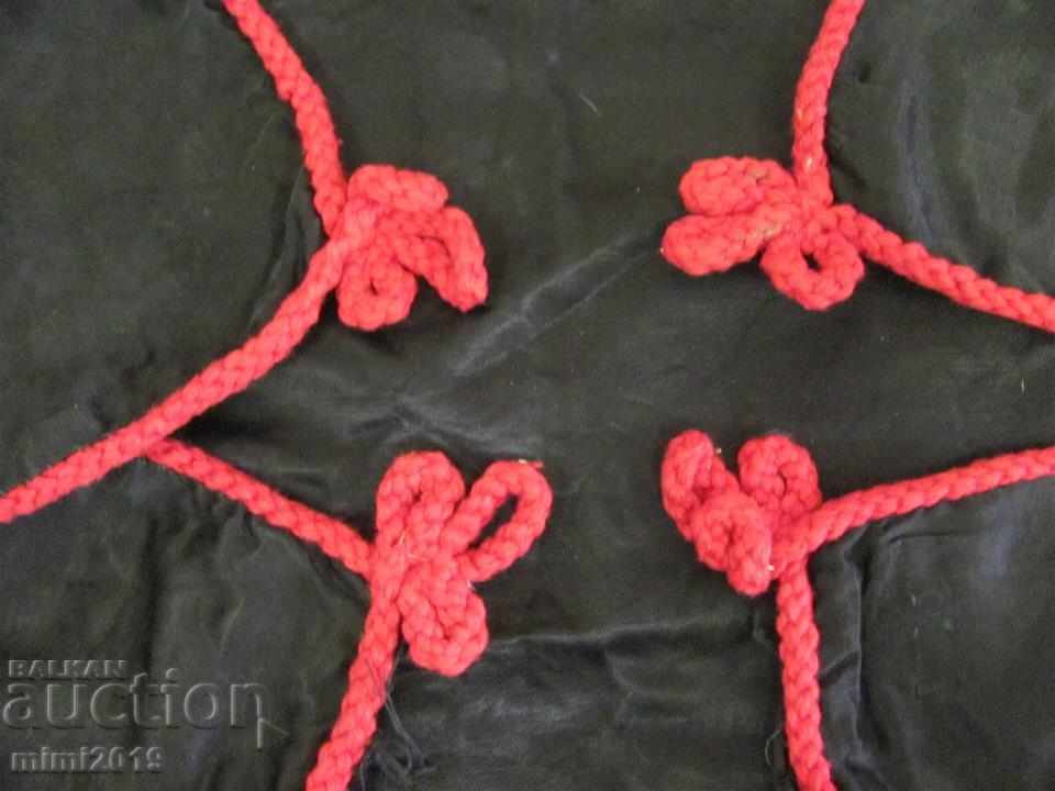 Delivery of 1900s Silk Handmade Embroidered Pillow Delivery of 1900s Silk Handmade Embroidered Pillow