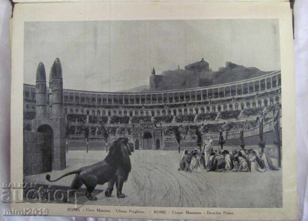 1895 Art Nouveau Photo Album Ricordo Di Roma - 7 1895 Art Nouveau Photo Album Ricordo Di Roma - 7