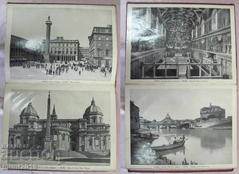 1895 Art Nouveau Άλμπουμ φωτογραφιών Ricordo Di Roma - 6 1895 Art Nouveau Άλμπουμ φωτογραφιών Ricordo Di Roma - 6