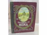 1895. Album foto Art Nouveau Ricordo Di Roma