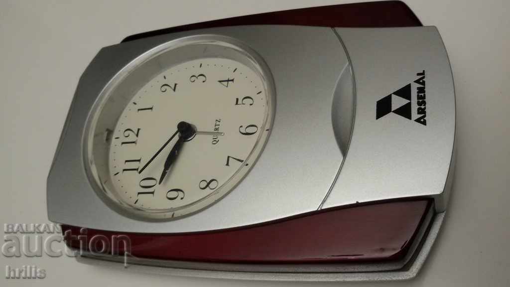 Delivery of ADVERTISING DESKTOP CLOCK WITH ARSENAL LOGO - KAZANLUK Delivery of ADVERTISING DESKTOP CLOCK WITH ARSENAL LOGO - KAZANLUK
