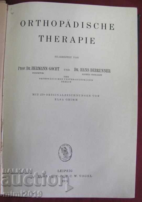 1925 Book Orthopadische Therapie Germany with price 90.00 BGN | € 46.02 1925 Book Orthopadische Therapie Germany with price 90.00 BGN | € 46.02