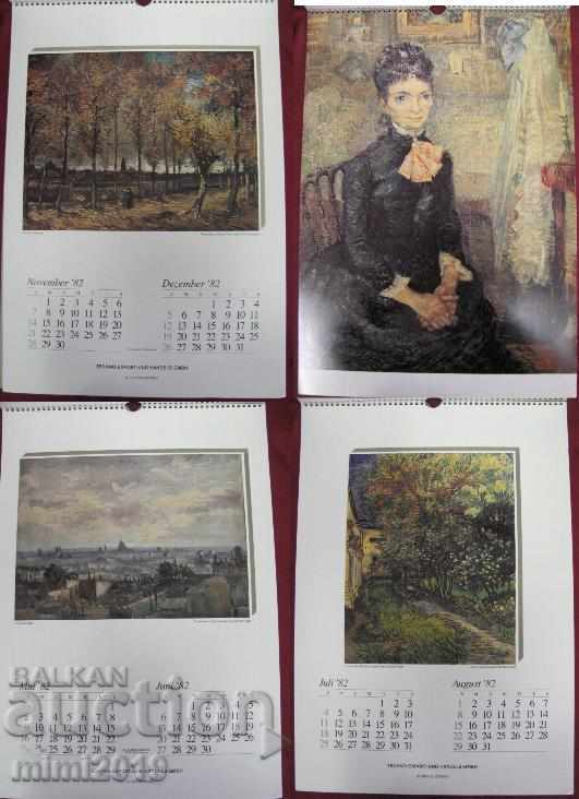 Delivery of Luxury Calendar VAN GOGH Netherlands