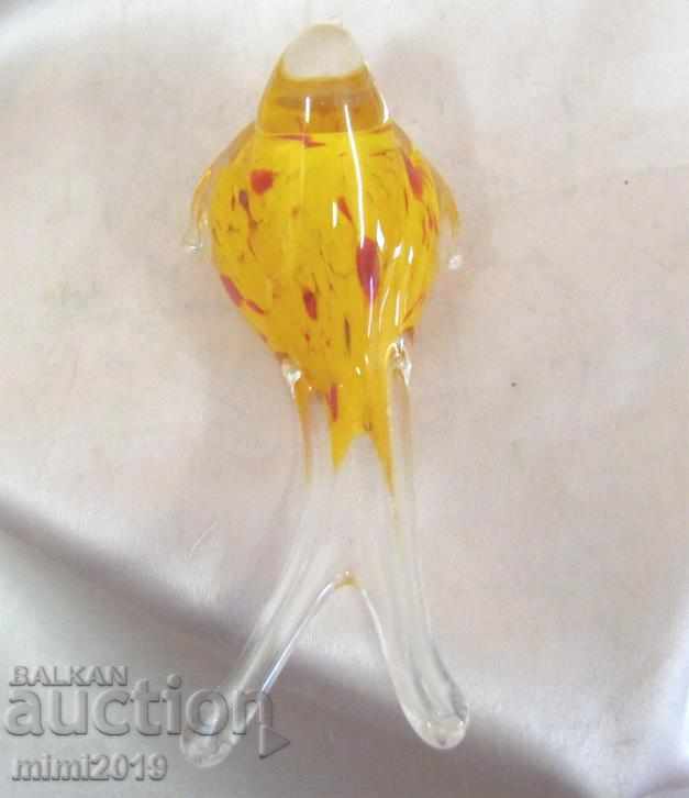 Antique Murano Crystal Glass Figure - Bird - 6 Antique Murano Crystal Glass Figure - Bird - 6