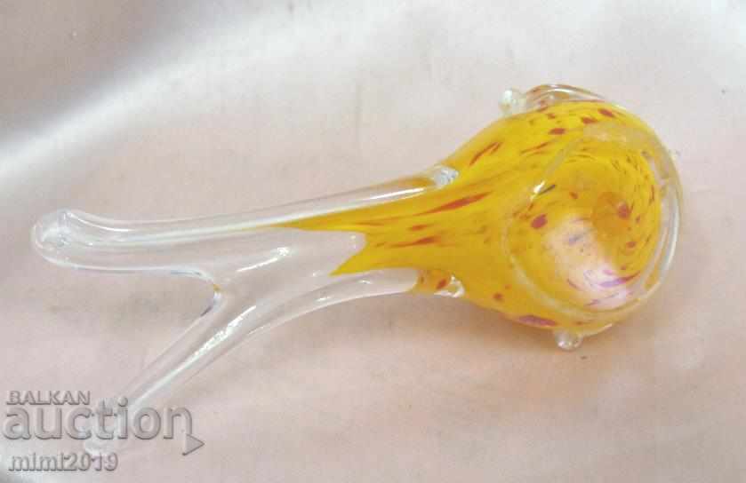Antique Murano Crystal Glass Figure - Bird - 7 Antique Murano Crystal Glass Figure - Bird - 7