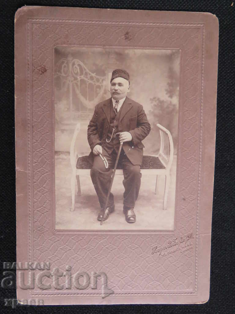 OLD PHOTO - CARDBOARD - NAUM BARDAROV - SOFIA - 0604 with price 29.99 BGN | € 15.33