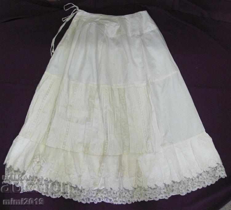 19th Century Victorian Ladies' Skirt with Monogram